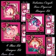 Valentines Couple Faux Papercut Bumper Kit