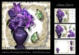 Fabulous Floral With Sheet Music - Dark Shadows Lilies