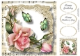 Fabulous Floral With Sheet Music - Downton Roses 8x8
