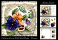 Fabulous Floral With Sheet Music - Pansies