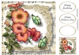 Fabulous Floral With Sheet Music - Petunias 8x8