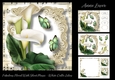 Fabulous Floral With Sheet Music - White Calla Lilies