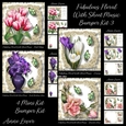 Fabulous Floral With Sheet Music Bumper Kit 3