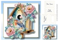 Beautiful Bird House 4 - New Home, Birthday, Mum 8x8