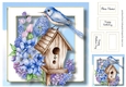 Beautiful Bird House 2 - New Home, Birthday, Mum 8x8