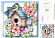 Beautiful Bird House 1 - New Home, Birthday, Mum 8x8