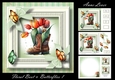 Floral Boot & Butterflies 1
