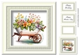 Simple Floral Watercolour Wheelbarrow 2