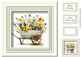 Simple Floral Watercolour Wheelbarrow 4