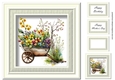 Simple Floral Watercolour Wheelbarrow 6