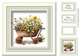 Simple Floral Watercolour Wheelbarrow 9