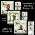 Floral Boot & Butterflies Bumper Kit