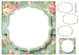 Blank Shabby Chic 8x8 Card Topper & Matching Tags 2