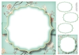 Blank Shabby Chic 8x8 Card Topper & Matching Tags 6