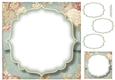 Blank Shabby Chic 8x8 Card Topper & Matching Tags 7