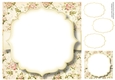 Blank Shabby Chic 8x8 Card Topper & Matching Tags 8