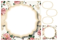 Blank Shabby Chic 8x8 Card Topper & Matching Tags 9
