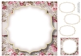Blank Shabby Chic 8x8 Card Topper & Matching Tags 12