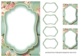 Blank Shabby Chic A5 Card Topper & Matching Tags 2