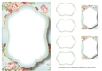 Blank Shabby Chic A5 Card Topper & Matching Tags 3