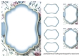 Blank Shabby Chic A5 Card Topper & Matching Tags 4