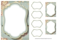 Blank Shabby Chic A5 Card Topper & Matching Tags 7