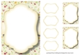 Blank Shabby Chic A5 Card Topper & Matching Tags 11