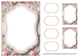 Blank Shabby Chic A5 Card Topper & Matching Tags 12