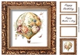 Vintage Floral Hot Air Balloon 3