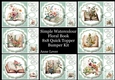 Simple Watercolour Floral Book Bumper Kit
