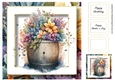 Beautiful Barrel Of Flowers 1 8x8