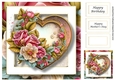 Gorgeous Vintage Heart 2 8x8