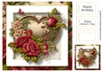 Gorgeous Vintage Heart 7 8x8