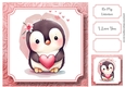 Cute Baby Animal Valentine - Penguin