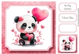 Cute Baby Animal Valentine - Panda
