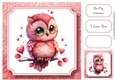 Cute Baby Animal Valentine - Owl