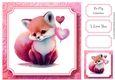 Cute Baby Animal Valentine - Fox