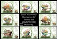Simple Watercolour Wheelbarrow Of Flowers Bumper Kit