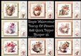 Simple Watercolour Teacup Of Flowers Bumper Kit