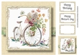 Simple Watercolour Floral Bicycle 3