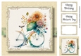 Simple Watercolour Floral Bicycle 8