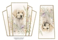 7x7 Art Deco Stacker - Golden Retriever Pup