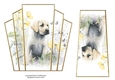 7x7 Art Deco Stacker - Golden Labrador Pup