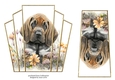 7x7 Art Deco Stacker - Bloodhound Pup