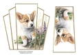 7x7 Art Deco Stacker - Corgi Pup