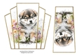 7x7 Art Deco Stacker - Malamute Pup