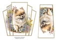 7x7 Art Deco Stacker - Pomeranian Pup