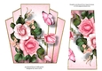 7x7 Art Deco Floral Stacker - Blush Roses