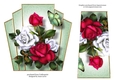 7x7 Art Deco Floral Stacker - Tudor Roses