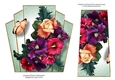 7x7 Art Deco Floral Stacker - Summer Blooms